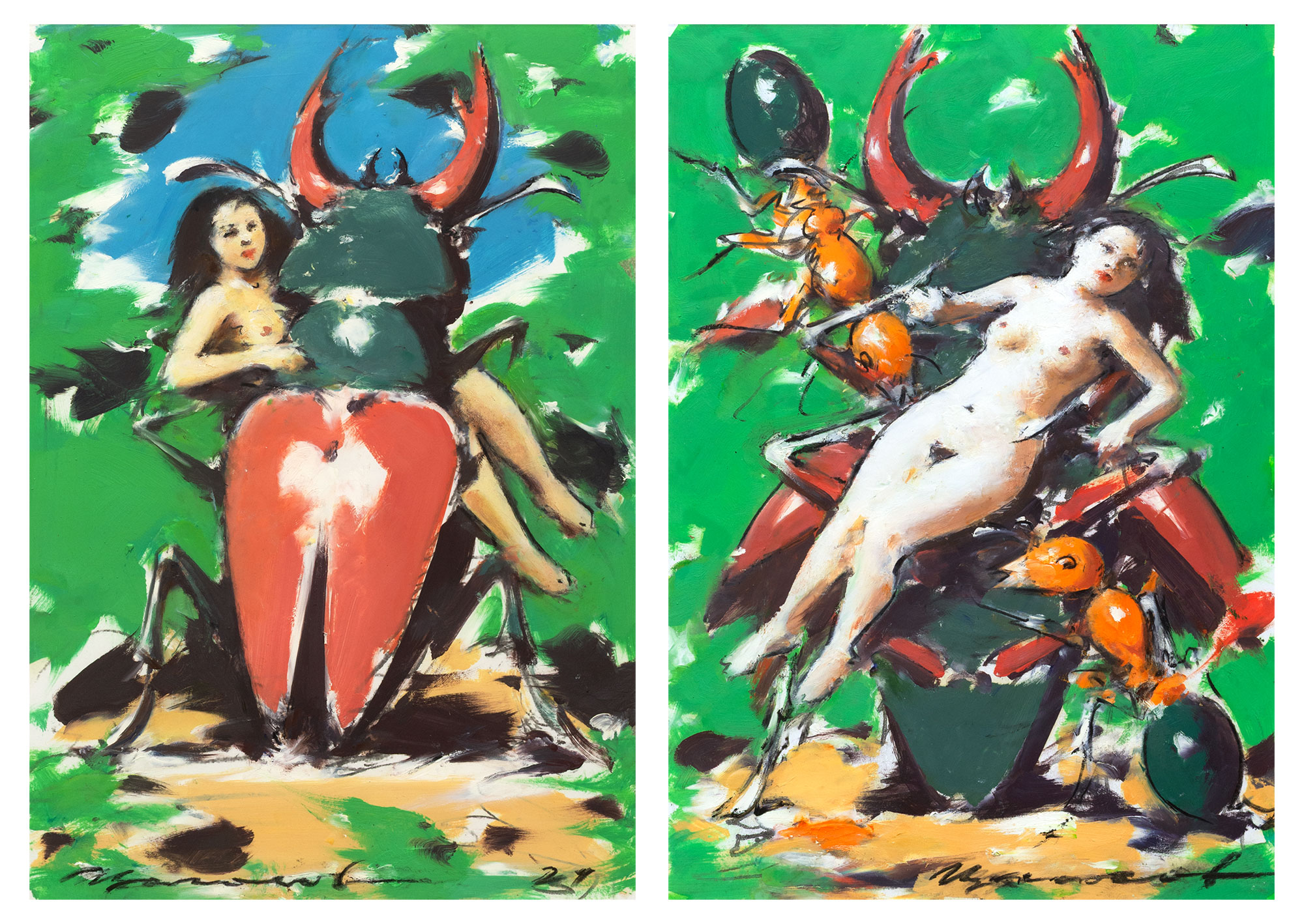  — Парные работы «Королева насекомых», 2024