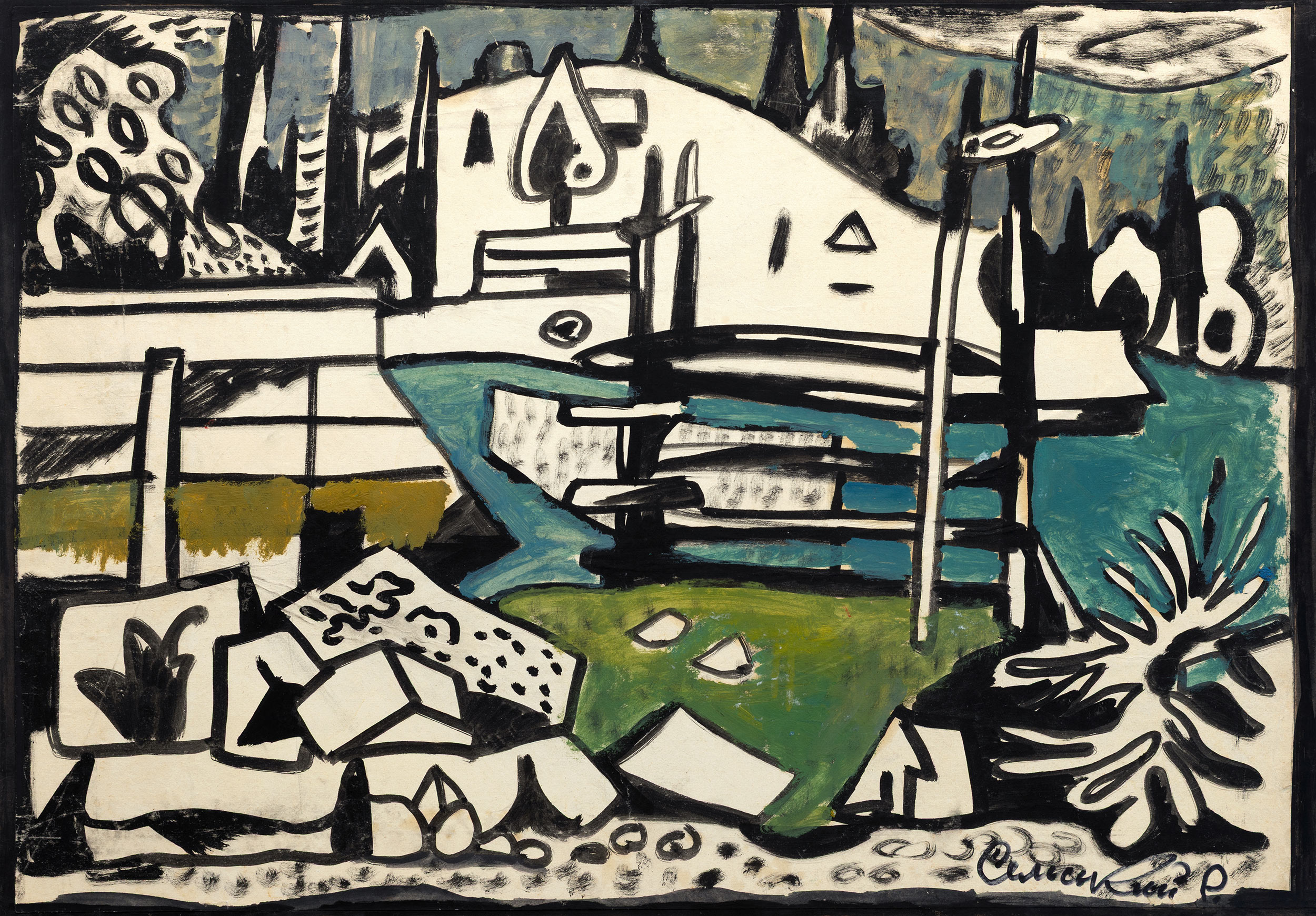  — «Графический пейзаж», 1960-е