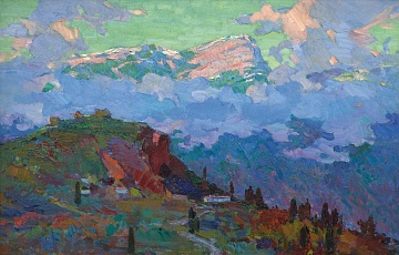 "Гурзуф. Туман в горах", 1964
