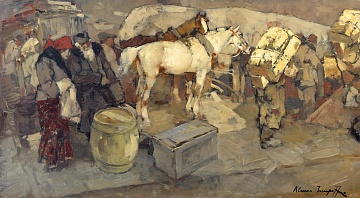 "На базаре", 1930-е