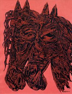 «Кони», №183 из серии «Новые экспрессии», 1994