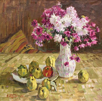 «Цветы и яблоки», 1985