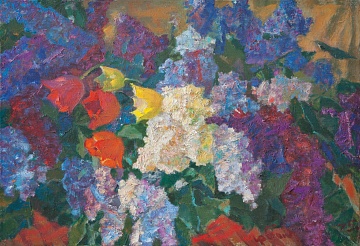 «Тюльпаны и сирень», 1975