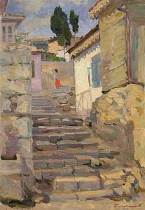  «Улочка в Гурзуфе», 1958
