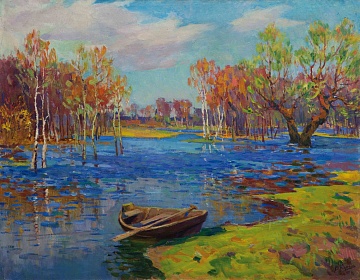 «Пейзаж с рекой», 1967