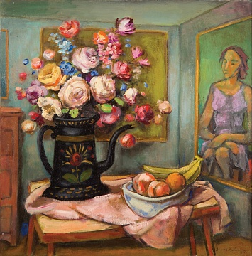«Натюрморт в интерьере дома», 1949
