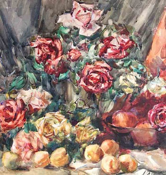 "Розы и фрукты", 1930-1940-е