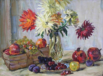 "Цветы и фрукты", 1980