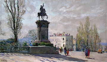 "На бульваре Т. Шевченка", 1958