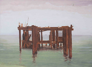 Остров-пристань, 2008