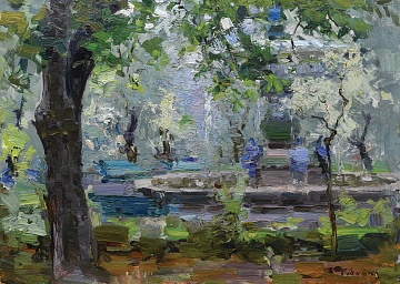 «Фонтан в Мариинском парке», 1950-е