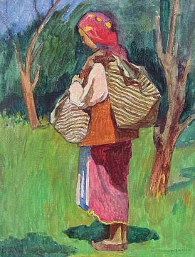 «Гуцулочка с бесагами», 1948