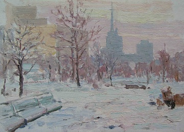 "Парк зимой", 1960-е
