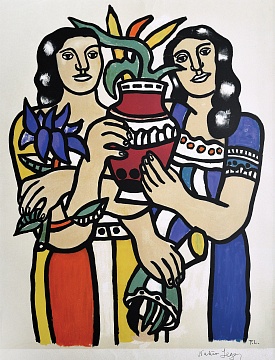 «Две женщины с вазой», 1950-е
