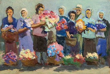 «Цветочницы», 1957