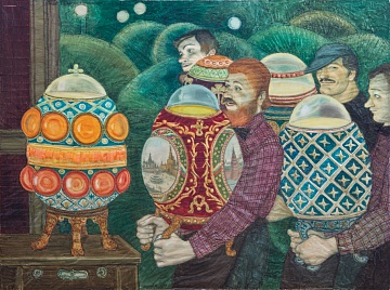 «Люди несут яйца», из серии «Золотые яйца», 2009