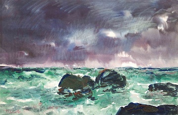"Зимнее небо над морем", 1972