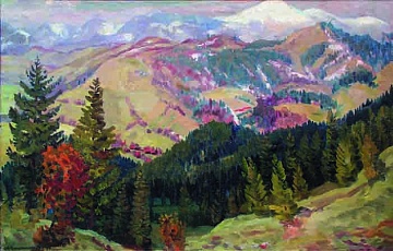 "Горный пейзаж", 1960-е