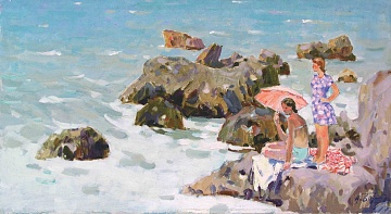 «Девушки на пляже», 1980-е