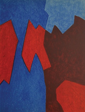 «Композиция: красный и синий», 1968