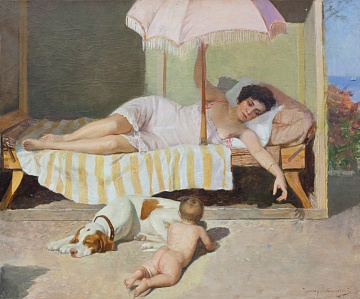 «Солнечная ванна», 1913