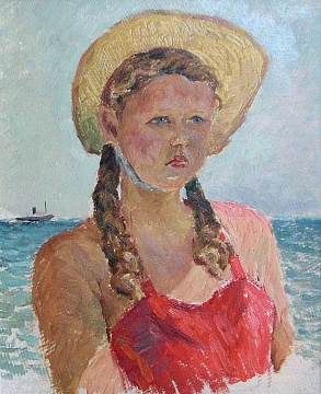 "Портрет девушки", 1952