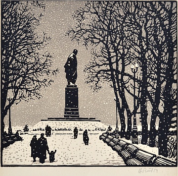 «Памятник Т.Г.Шевченка в Киеве», 1954