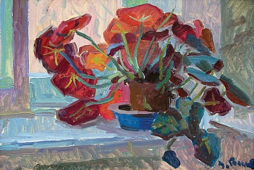 "Цветы на подоконнике", 1970-е
