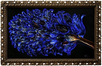 «Синий цветок» из серии «Картины в рамах», 2017