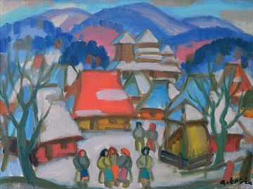 «Зима в гуцульском селе», 1970-е