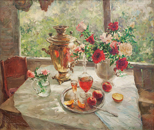 «Натюрморт с самоваром», 1990-е