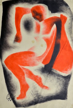 «Красный силуэт», 1965