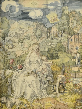 «Мадонна с множеством зверей», 1503 (гравюра 19 в.)