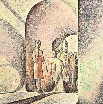 Эскиз к работе «Экскурсия», 1972