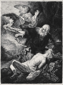 «Рембрандт. Жертвоприношение Авраама», 1872