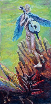«Орфей пролетающий над царством теней», 1990
