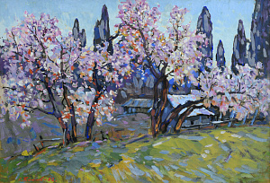 «Розовое цветение», 1982