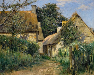 «Сельская улочка (Франция)», 1910-е