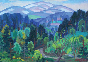 "Горный пейзаж", 1970-е