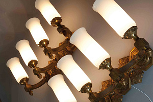  — Настенный светильник, 1940-е, Сталинский ампир, СССР