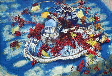 «Натюрморт с красной калиной», 1988