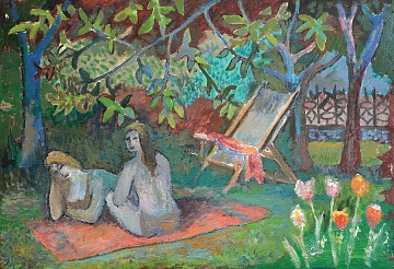 «Отдыхают в саду», 1980-е