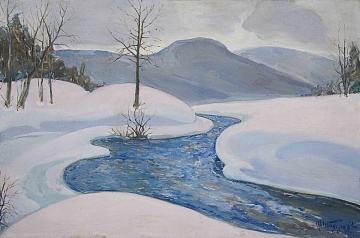 «Река зимой», 1971