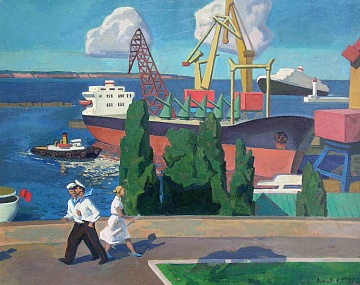 "Одесский морской порт", 1976