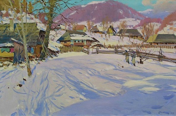 "Деревня зимой", 1957