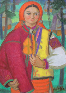 «Верховинка в красной косынке», 1970-е