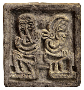 Плакетка «Сцена из народного быта», 1960-е