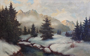 «Зимний пейзаж», 1940-е