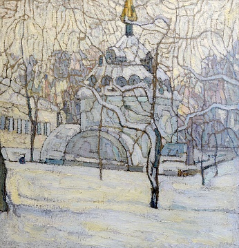 «Зимний пейзаж» и «Весна» (двусторонняя), 1910-е