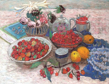 "Натюрморт с ягодами", 1981